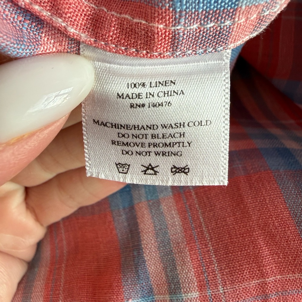 Faherty Linen Button Down Shirt - Picture 5 of 5